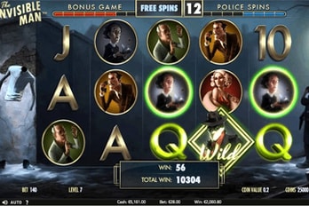 The Invisible Man Slot Game Screenshot Image