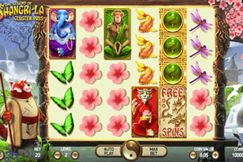 The Legend of Shangri-La Cluster Pays Slot Game Screenshot Image