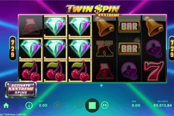Twin Spin XXXTreme Slot Game Screenshot Image
