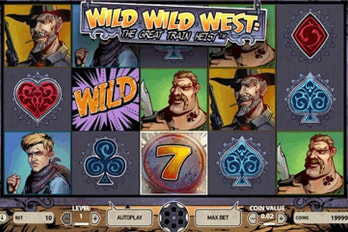 Wild Wild West: The Great Train Heist  Slot Game Screenshot Image