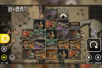 D-Day Slot Game Screenshot Image