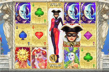 Nolimit City Harlequin Carnival Slot Game Screenshot Image