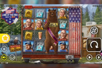 Land of the Free Slot Game Screenshot Image