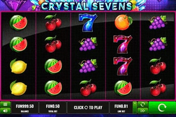 Crystal Sevens Slot Game Screenshot Image