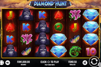 Diamond Hunt Slot Game Screenshot Image