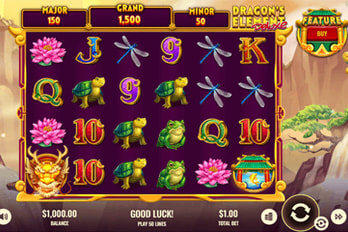 Dragon's Element Deluxe Slot Game Screenshot Image