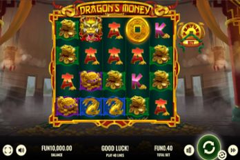 Dragon's Money Slot Game Screenshot Image