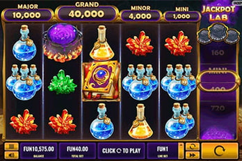 Jackpot Lab Slot Game Screenshot Image