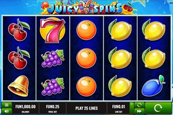 Juicy Spins Slot Game Screenshot Image