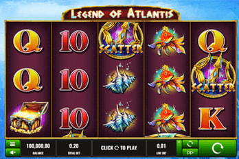 Legend of Atlantis Slot Game Screenshot Image