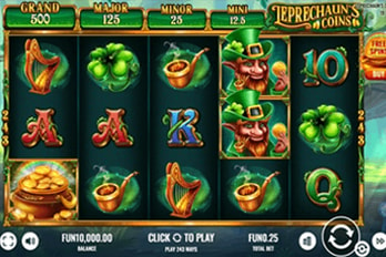 Leprechaun's Coins Slot Game Screenshot Image