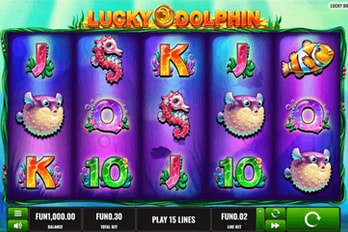 Lucky Dolphin Slot Game Screenshot Image