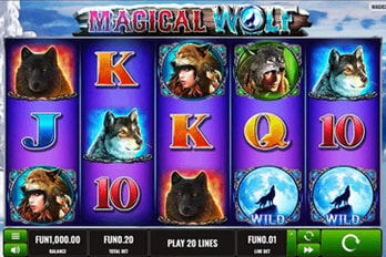 Magical Wolf Slot Game Screenshot Image