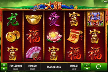 Mega Drago Slot Game Screenshot Image