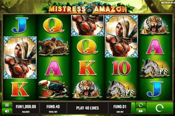 Mistress of Amazon Slot Game Screenshot Image