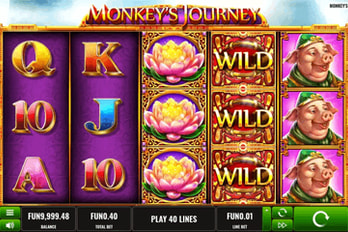 Monkey's Journey Slot Game Screenshot Image