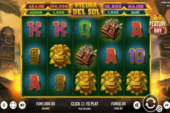 Piedra Del Sol Slot Game Screenshot Image