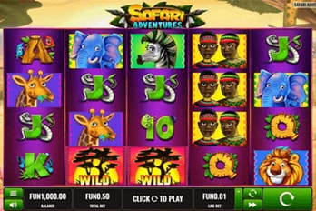 Safari Adventures Slot Game Screenshot Image