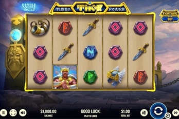 Thor: Turbo Power Slot Game Screenshot Image