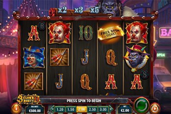3 Clown Monty II Slot Game Screenshot Image