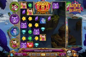 Agent of Hearts Slot Game Screenshot Image