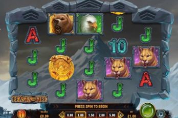 Beasts of Fire Slot Game Screenshot Image