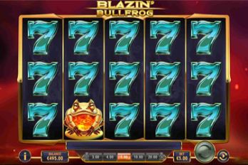 Blazin' Bullfrog Slot Game Screenshot Image