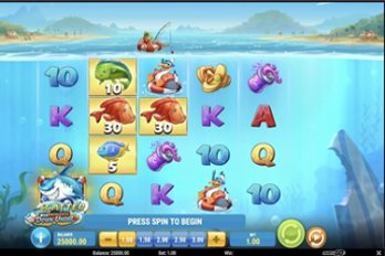 Boat Bonanza: Down Under Slot Game Screenshot Image