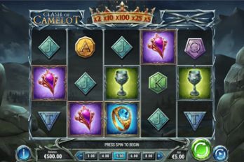 Clash of Camelot Slot Game Screenshot Image