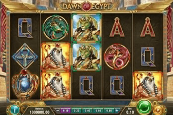 Dawn of Egypt Slot Game Screenshot Image