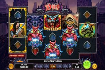 Dio: Killing the Dragon Slot Game Screenshot Image