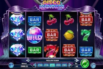 Disco Diamonds Slot Game Screenshot Image