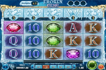 Frozen Gems Slot Game Screenshot Image