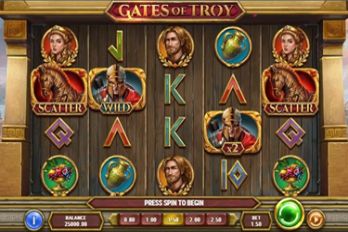 Gates of Troy Slot Game Screenshot Image