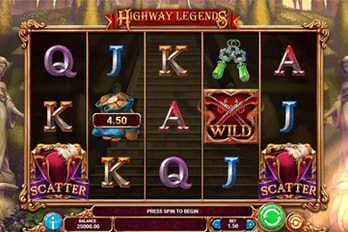 Highway Legends Slot Game Screenshot Image