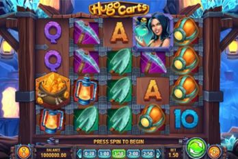 Hugo Carts Slot Game Screenshot Image