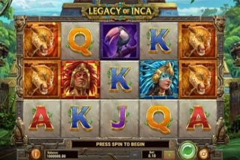 Legacy of Inca Slot Game Screenshot Image