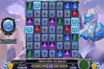 Legend of the Ice Dragon Slot Game Screenshot Image