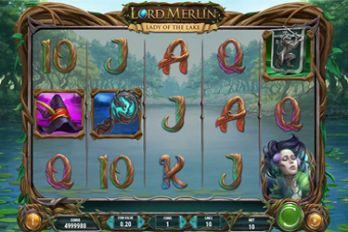 Lord Merlin and the Lady of the Lake Slot Game Screenshot Image