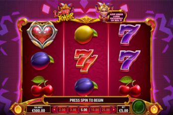 Love Joker Slot Game Screenshot Image
