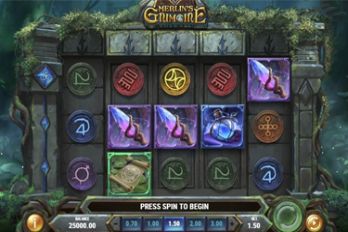 Merlin's Grimoire Slot Game Screenshot Image