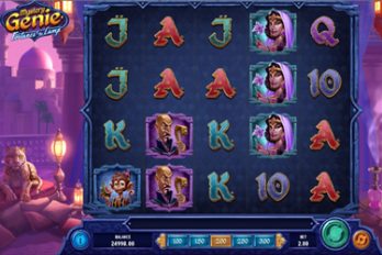 Mystery Genie: Fortunes of the Lamp Slot Game Screenshot Image