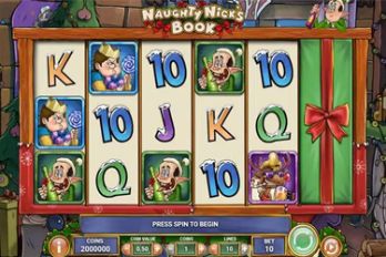 Naughty Nick's Book Slot Game Screenshot Image