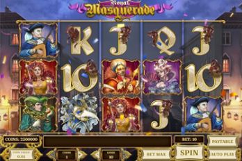 Royal Masquerade Slot Game Screenshot Image