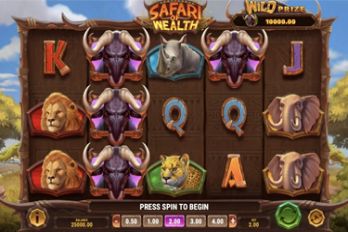 Safari of Wealth Slot Game Screenshot Image