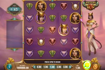 Sisters of the Sun Slot Game Screenshot Image