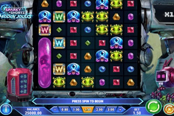 Sparky & Shortz: Hidden Joules Slot Game Screenshot Image