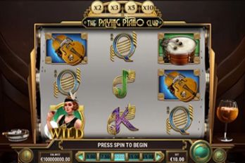 The Paying Piano Club Slot Game Screenshot Image