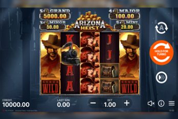 Arizona Heist: Hold and Win Slot Game Screenshot Image
