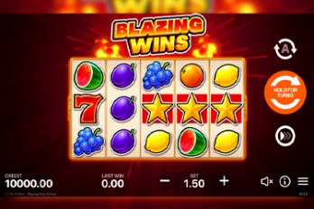 Blazing Wins: 5 Lines Slot Game Screenshot Image